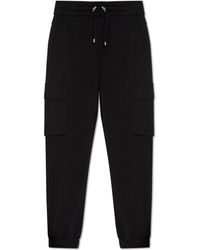 Balmain - Flocked Logo Sweatshirt With Metallic Accents - Lyst