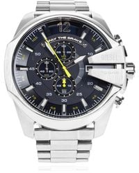 DIESEL - Steel Watch "Mega Chief" - Lyst