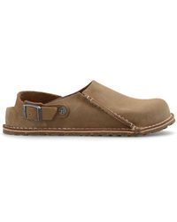 Birkenstock - Suede Slippers 'Lutry Premium' - Lyst
