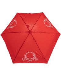 Moschino - Small Folding Umbrella With Logo - Lyst