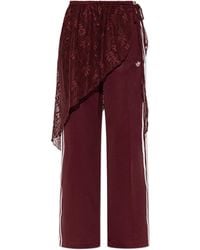 adidas Originals - Track Pants With A Lace Skirt - Lyst