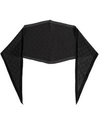 Ferragamo - Asymmetric Scarf With Monogram - Lyst
