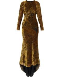 Etro - Dress With A Velvet Pattern - Lyst