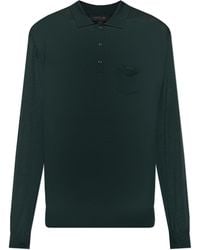 LACOSTE RUNWAY - Wool Polo With Long Sleeves - Lyst