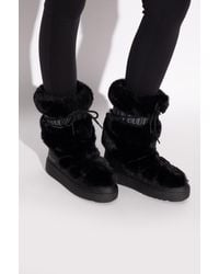 Moon Boot - Snow Boots 'Mb Ltrack Faux Fur High Wp' - Lyst