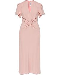 Victoria Beckham - Dress With A V-Neckline - Lyst