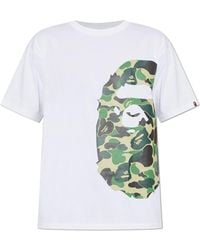 A Bathing Ape - T-Shirt With Logo - Lyst
