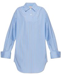 Marni - Dress With A Stripe Pattern - Lyst