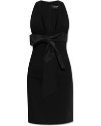 DSquared² - Dress With Decorative Bow - Lyst