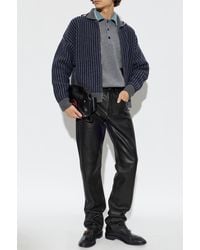 Versace - Wool Cardigan - Lyst