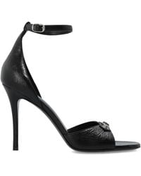 Balenciaga - Leather Heeled Sandals 'City Up' - Lyst