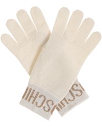 Moschino - Gloves With Logo - Lyst