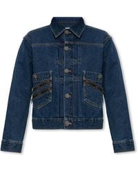 Vivienne Westwood - Denim Jacket With Logo - Lyst