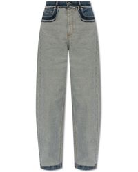 Marni - Jeans With Inside-out Effect, - Lyst