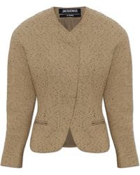 Jacquemus - Cotton Blazer 'Ovalo' - Lyst