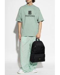 Balenciaga - T-Shirt With Printed Logo - Lyst