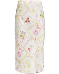 LoveShackFancy - Skirt "Castle" - Lyst