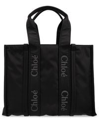 Chloé - Woody Large Shell Tote Bag - Lyst