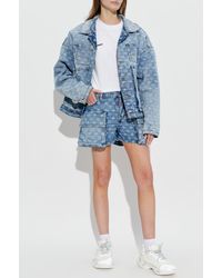 DSquared² - Denim Jacket With Monogram - Lyst