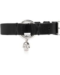 McQueen - Leather Bracelet - Lyst