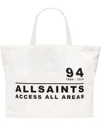 AllSaints - 'access All Areas' Shopper Bag, - Lyst