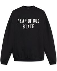 Fear Of God - Sweatshirt With Embroidered Logo - Lyst