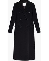 Samsøe & Samsøe - 'Falcon' Double-Breasted Coat - Lyst