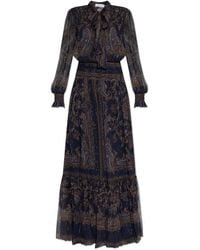 Self-Portrait - Dress With Lurex Thread - Lyst