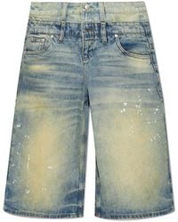 MISBHV - Denim Shorts With A 'Vintage' Effect - Lyst