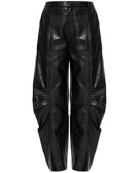 ROTATE BIRGER CHRISTENSEN - Leather Trousers - Lyst