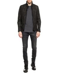 AllSaints - ‘Survey’ Leather Jacket - Lyst