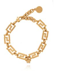 Versace - Bracelet With Greca Motif - Lyst