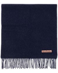 Acne Studios - Wool Scarf With Fringing - Lyst