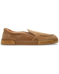 Dolce & Gabbana - Suede Slip-On Shoes - Lyst