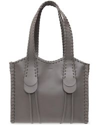 Chloé - ‘Mony Medium’ Leather Shopper Bag - Lyst