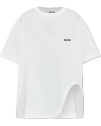 The Attico - T-Shirt With Logo - Lyst