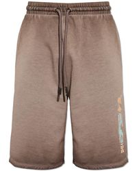 Off-White c/o Virgil Abloh - Sweatshorts With Print - Lyst