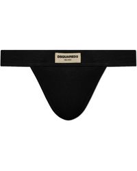 DSquared² - Logo String Thong - Lyst