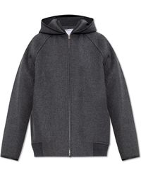 Bottega Veneta - Wool Jacket With Hood - Lyst