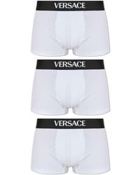 Versace - Three-Pack Of Logo Boxers - Lyst