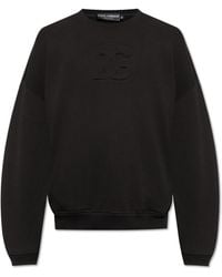 Dolce & Gabbana - Sweatshirt With Embossed Logo - Lyst