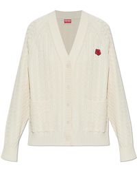 KENZO - Cardigan With Patch - Lyst