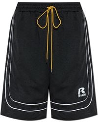 Rhude - Shorts With Printed Logo - Lyst