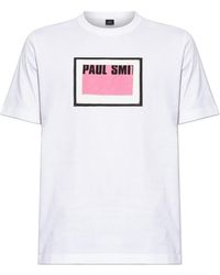 Paul Smith - T-Shirt With Colourful Print - Lyst
