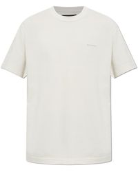 Woolrich - T-Shirt With Embroidered Logo - Lyst