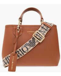 Emporio Armani - Small Shopping Bag - Lyst