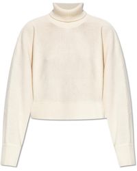 MICHAEL Michael Kors - Loose-Fit Wool Turtleneck Sweater - Lyst