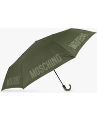 Moschino - Folding Umbrella With Logo - Lyst