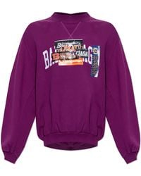 Balenciaga - Sweatshirt With Colorful Print - Lyst