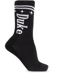 Duke & Dexter - Socks With Logo - Lyst